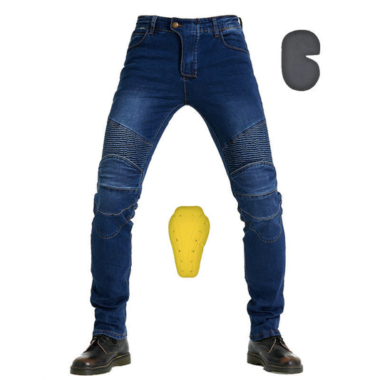 Men's Reinforced Motorcycle Jeans with Protection